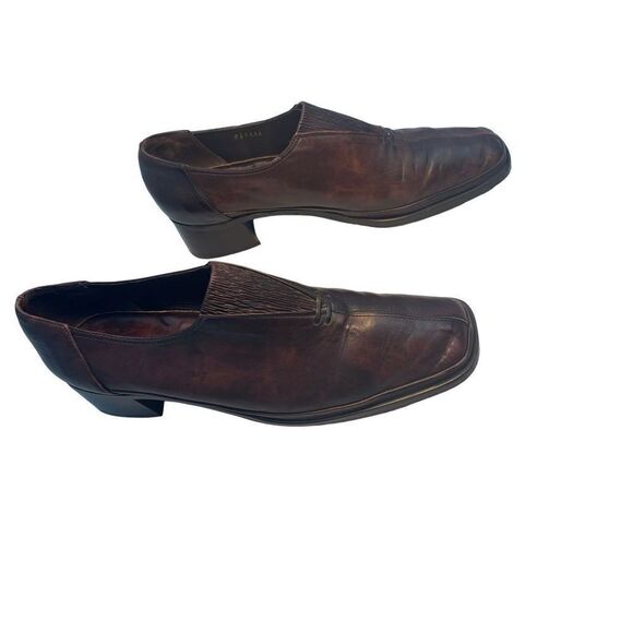 Rangoni Firenze Women's Italian Shoes with block heel size 8.5AAA  narrow - Picture 8 of 16